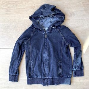 Noppies denim print hoodie, size 4